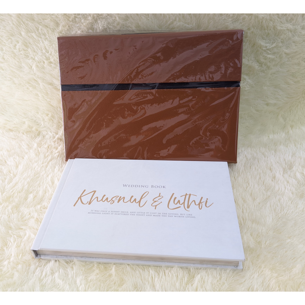 Cetak Foto Album Kolase 20x30 Plus Koper Kulit