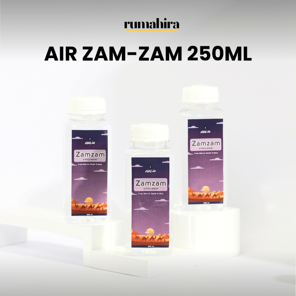 

RUMAHIRA - Air Zamzam 250ml Premium Segel Aman Souvenir Oleh Oleh Haji & Umroh