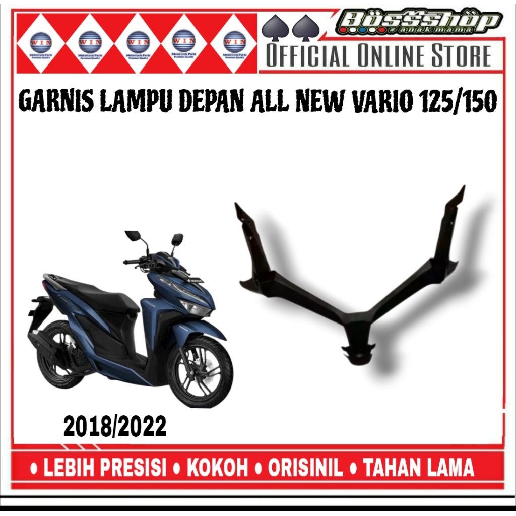 WIN - Garnis Lampu depan ALL NEW VARIO 125/150 Lis Lampu depan Vario 125/150 2018/2022