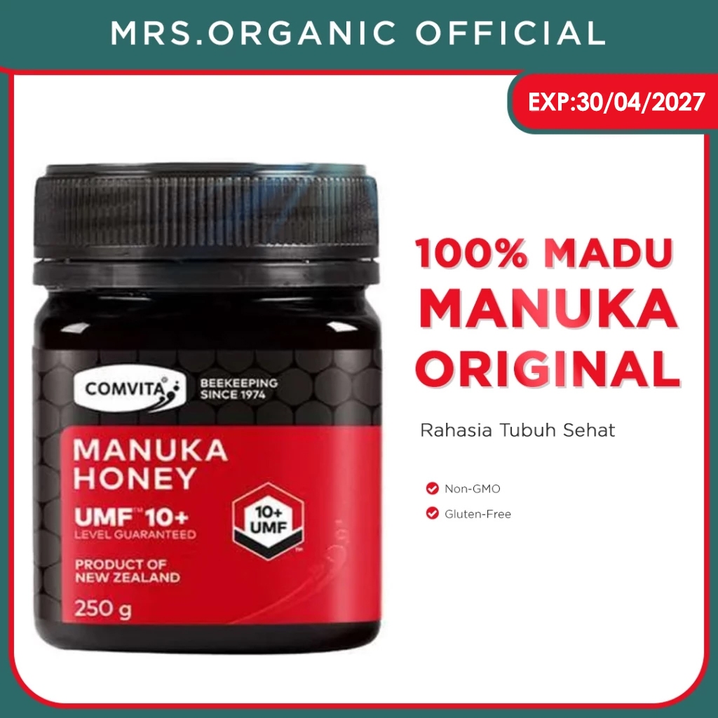 COMVITA Manuka Honey UMF 10+ 250 gr- madu alami murni asli new zealand