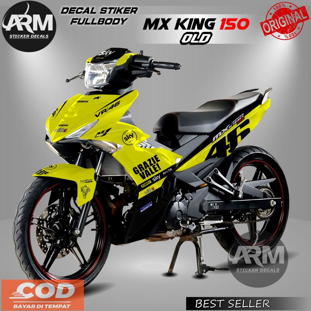 ARM Decal Stiker Fullbody Mx King 150 Old Variasi Grazie Valle Diskon 15%