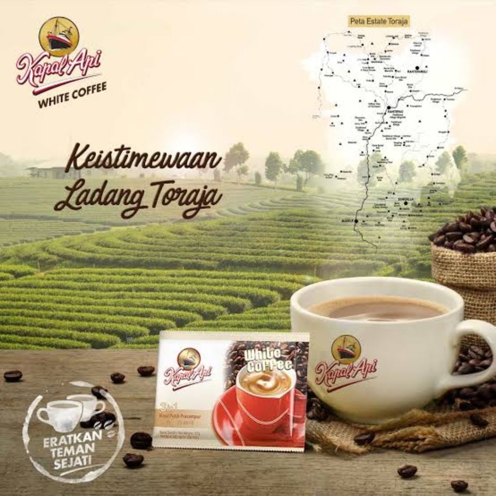 

Kopi Kapal Api White Coffee 3in1 1 Bag isi 12 Sachet 37gr Ayo Ngopi Enak Anak Skena Senja Dirumah Cafe Kafe Kedai Kosan