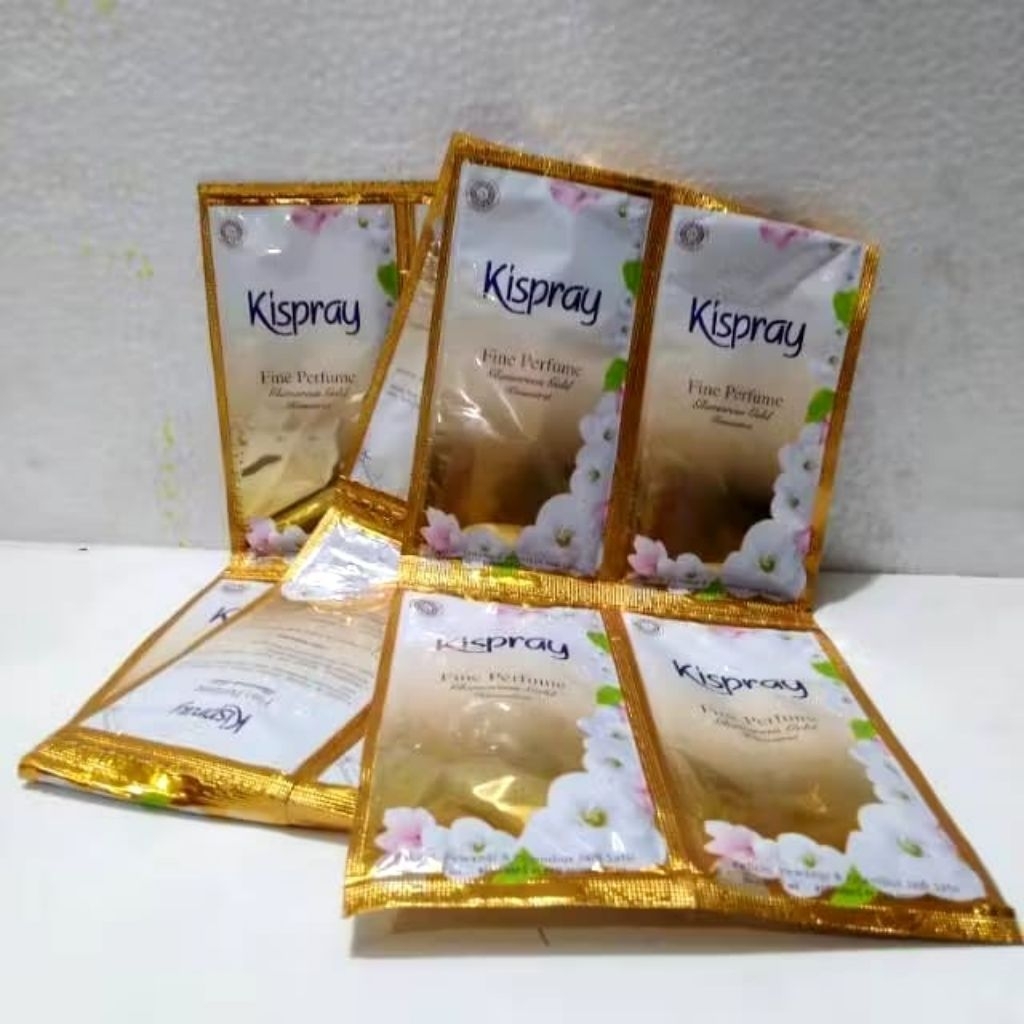 Kispray gold sachet 1 renceng ( 12 Pcs )