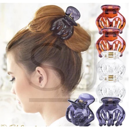 Jedai Jepitan Rambut Cakar 5 Jedai Korea Jedai 5cm Transparan Murah