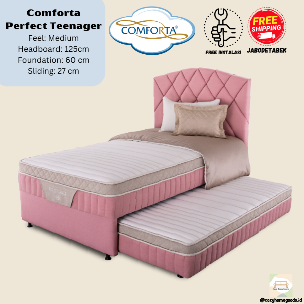 Comforta - Kasur Springbed - Perfect Teenager - Kasur Tidur - Kasur Anak Atas Bawah - Sorong