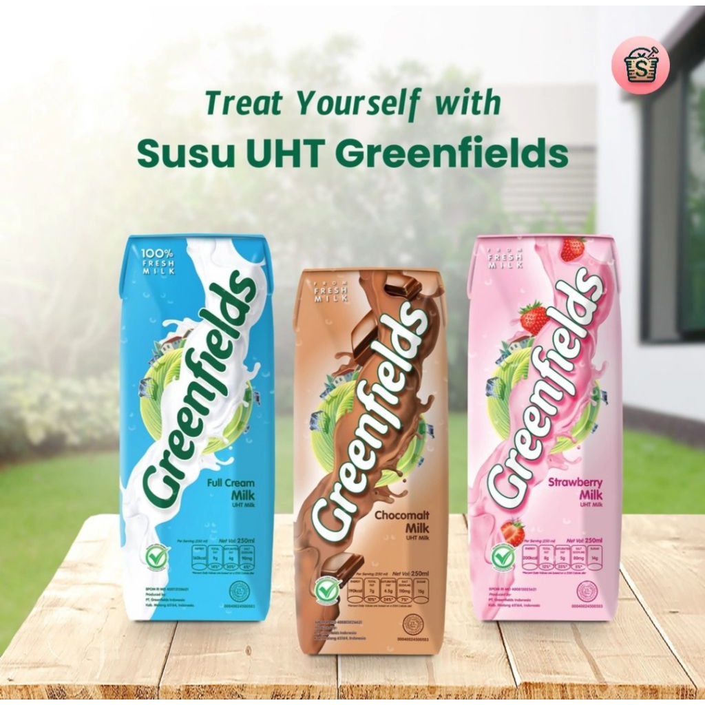 

Susu Greenfields UHT Kotak 32 X 200 ml / Dus