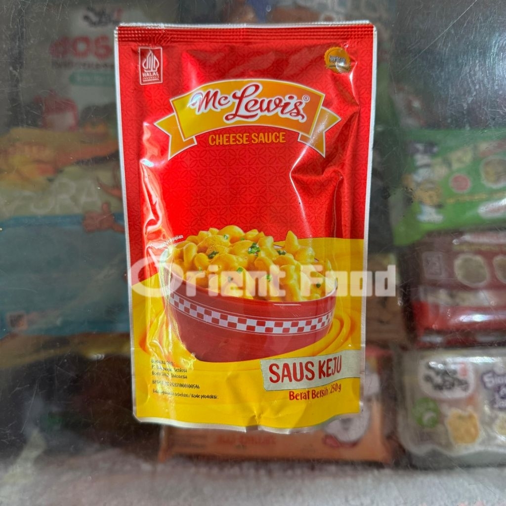 

Mc Lewis Saus Keju Cheese Sauce 250gr