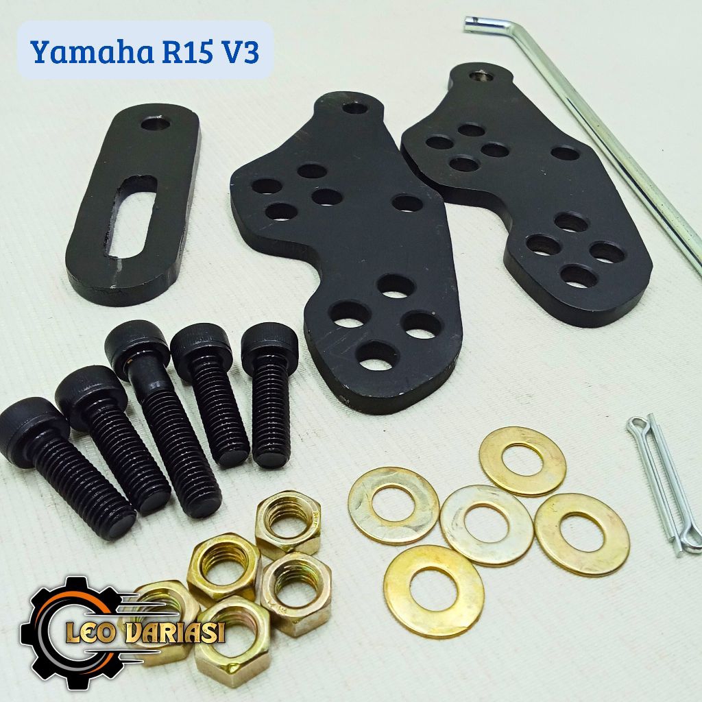 Raiser Footstep Yamaha R15 V3 V2 XSR 155 MT 15 Breket Underbond Tebal
