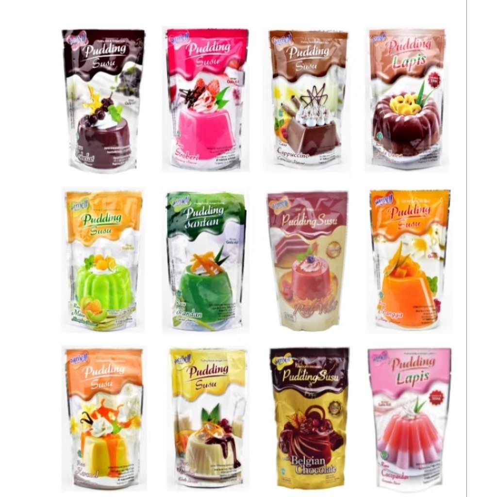 

Nutrijell Puding Susu All Varian