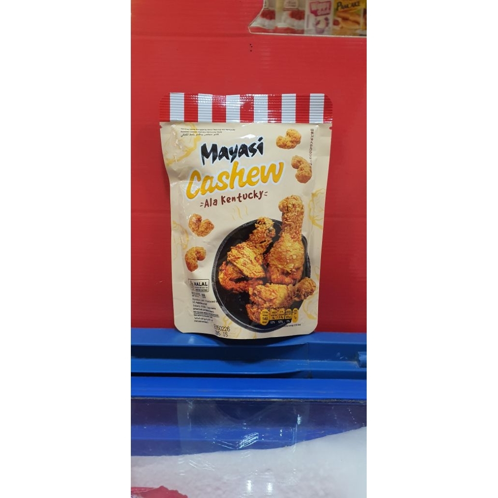 

Mayasi Cashew Ala Kentucky / Kacang Mede Panggang Salut Tepung Ala Kentucky 35gr