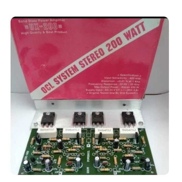 RH8937 ocl 200watt ux200 ux-200 by PCM LTC GLODOK