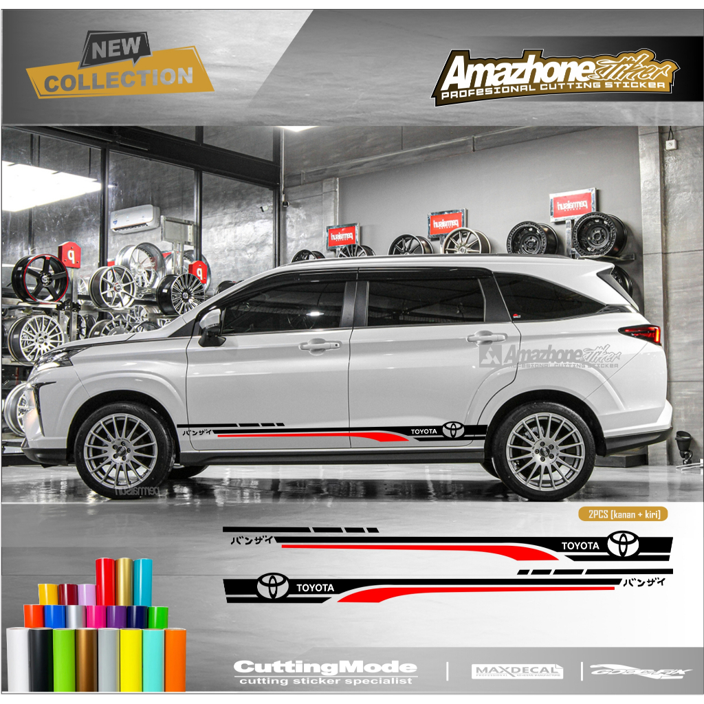 Cutting Stiker Mobil Avanza Veloz Stiker Mobil Toyota Avanza Veloz Terbaru