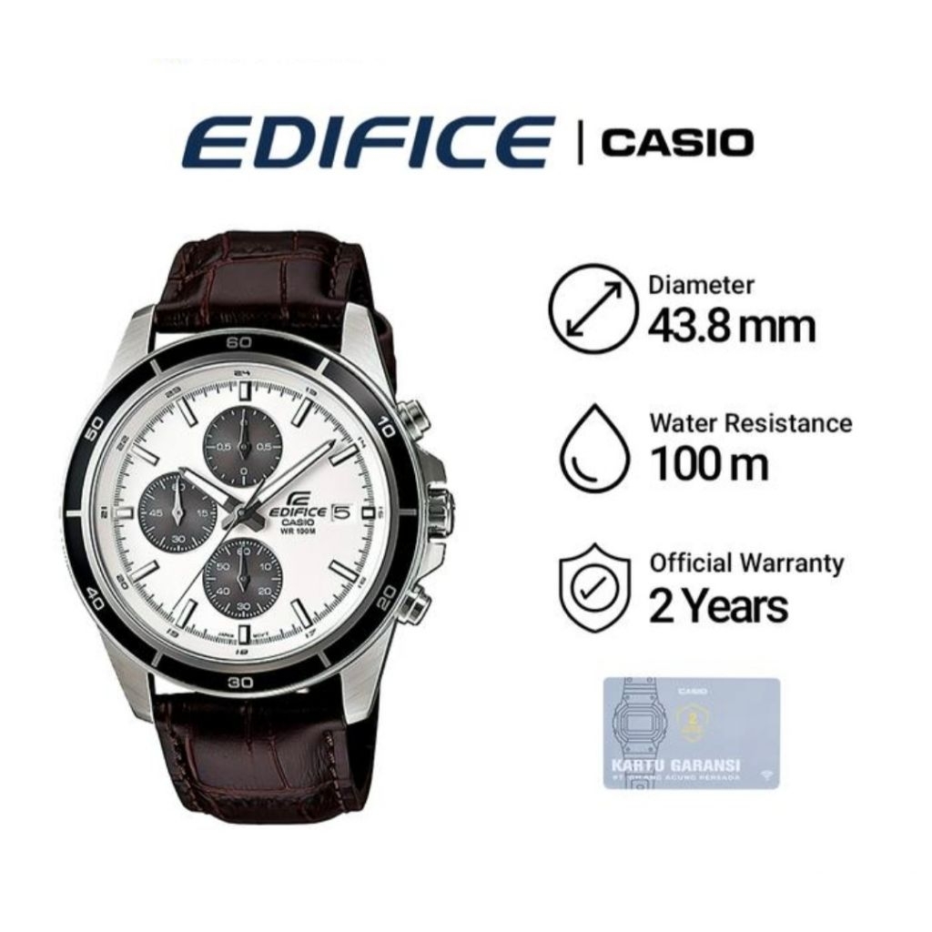 Casio Edifice EFR-526L-7A / EFR-526L-7AVUDF Jam Tangan Pria Original