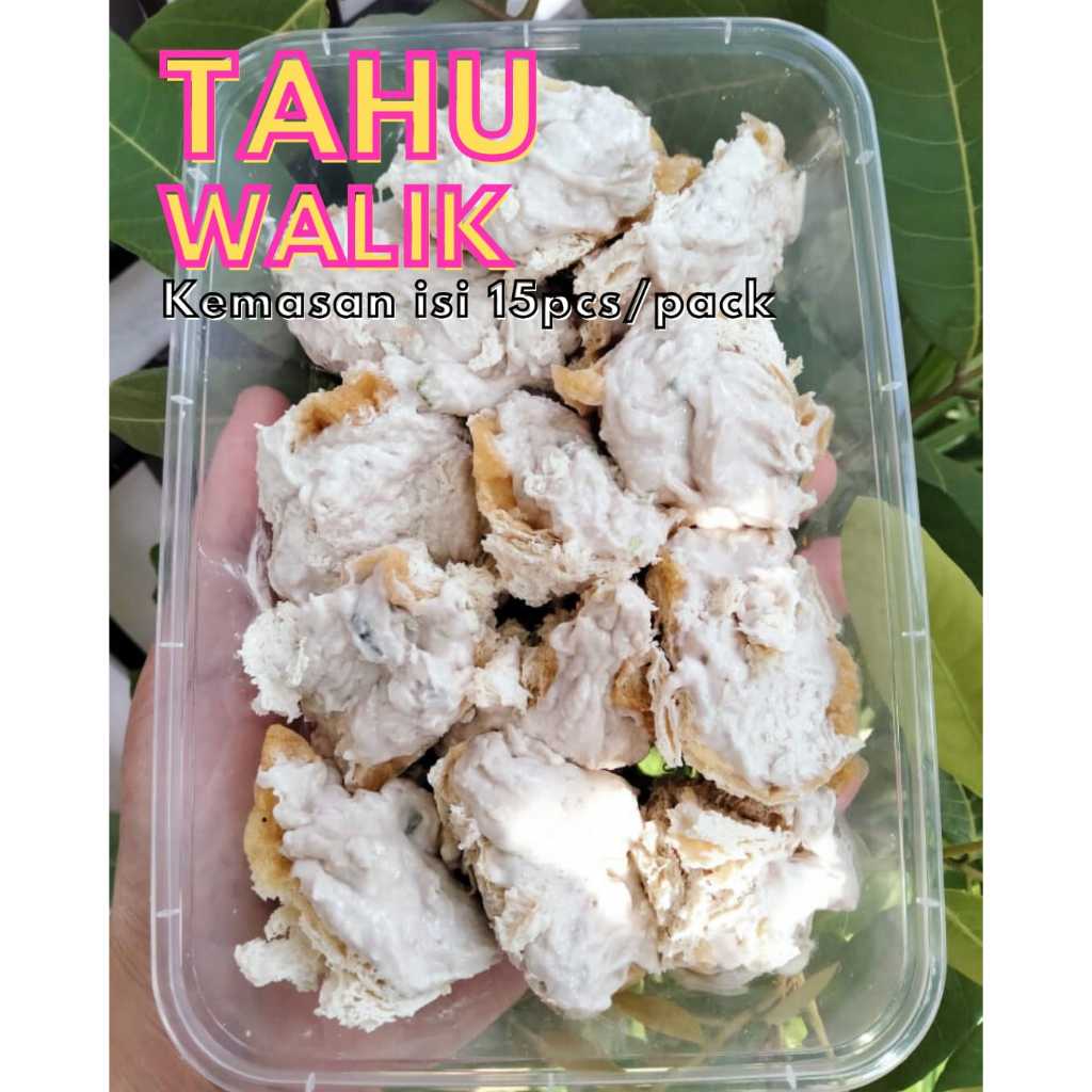

Frozenfood Homemade Tahu Walik Ayam isi 15pcs (khusus pengiriman instan)