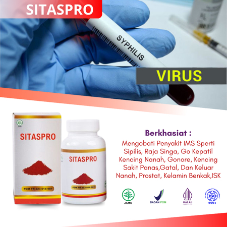 Obat Sifilis & Obat Kencing Sakit Kencing Nanah Paling Ampuh Herbal SITASPRO Original Bpom
