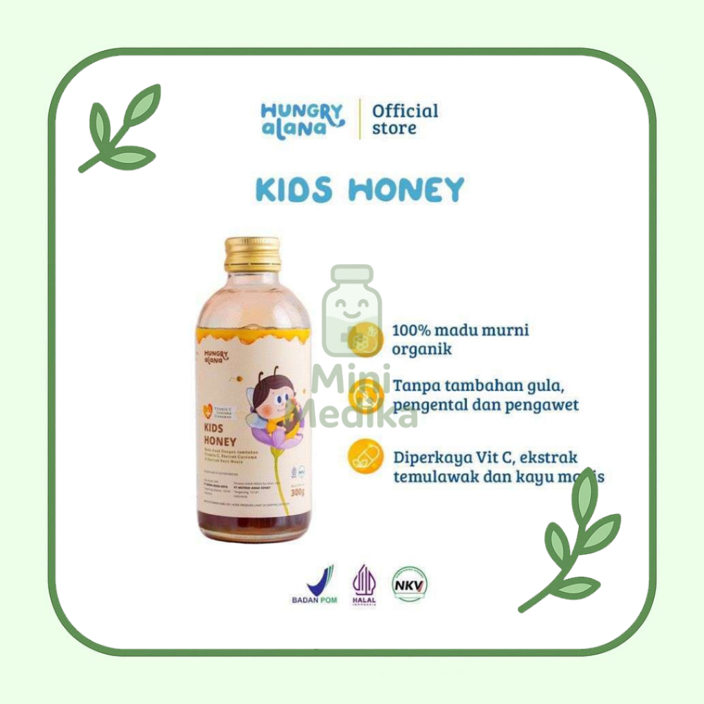 

Hungry Alana Madu Mentah Bunga Liar 100% Natural - KIDS HONEY, WILD FLOWER HONEY, YUMMY TUMMY HONEY