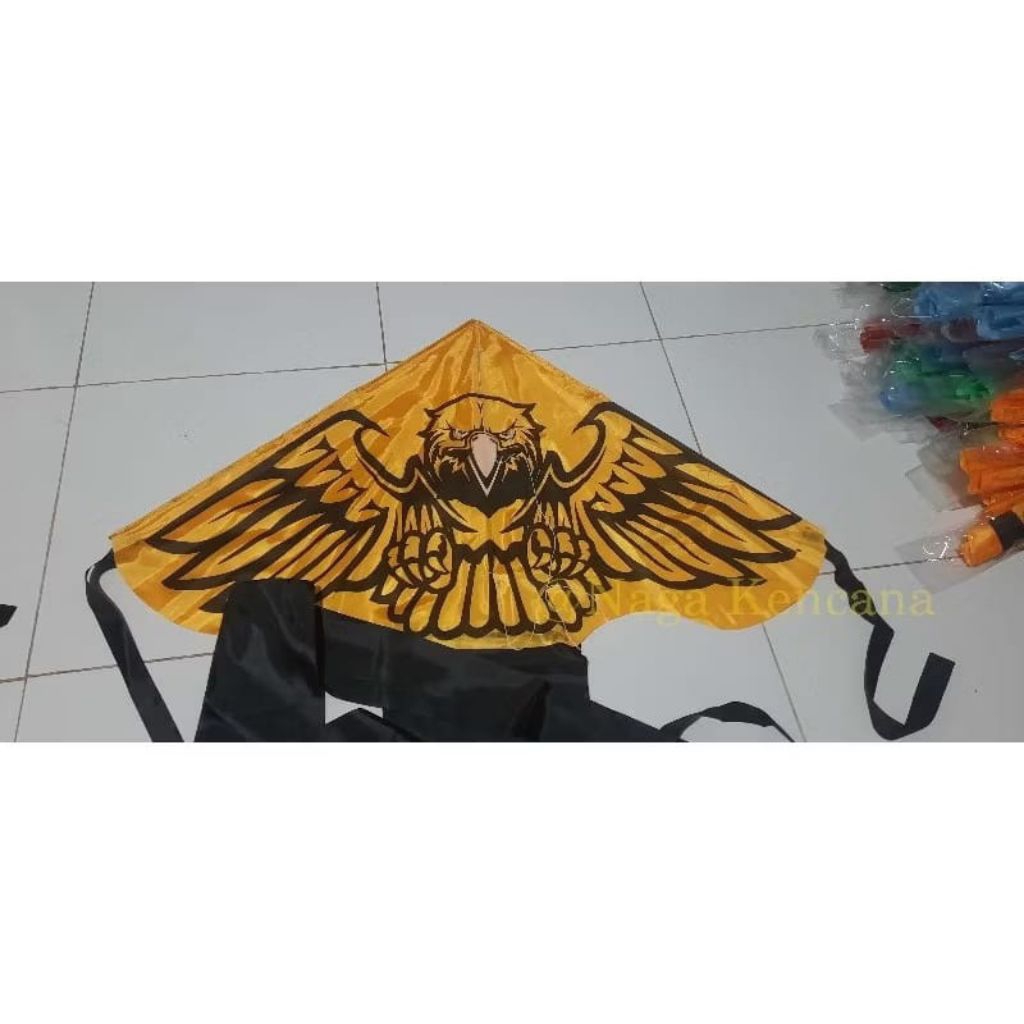 Layangan Motif Elang Kain Parasut Terlaris