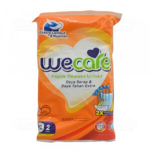 WeCare Pampers Dewasa XL Premium / Perekat / Isi 2