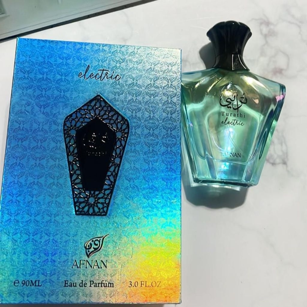 TURATHI ELECTRIC AFNAN 90ML WITH BOX