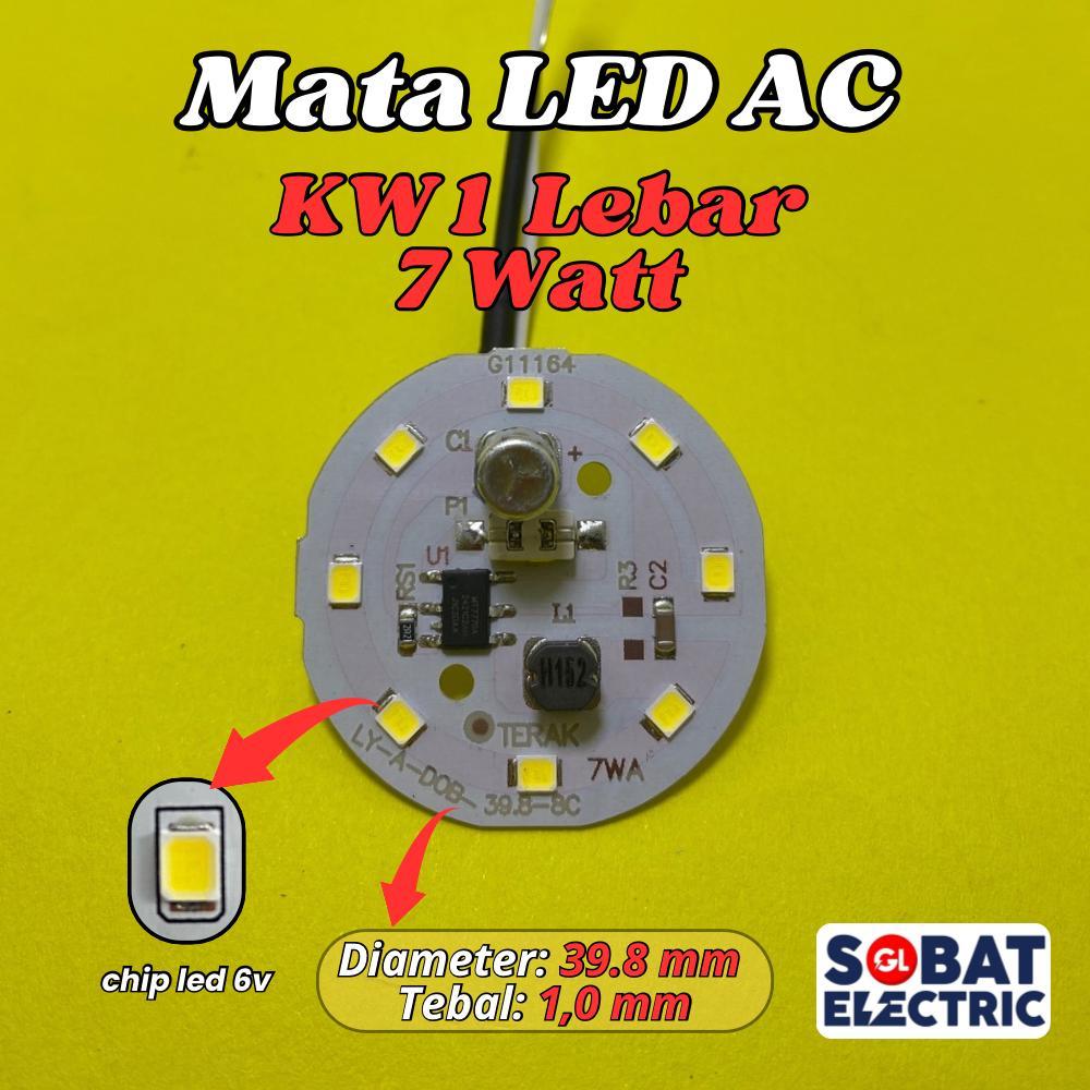 PCB Mata Lampu LED 7w KW1 Tanpa Driver - DOB LED AC 7 Watt Langsung 220V (ACR)