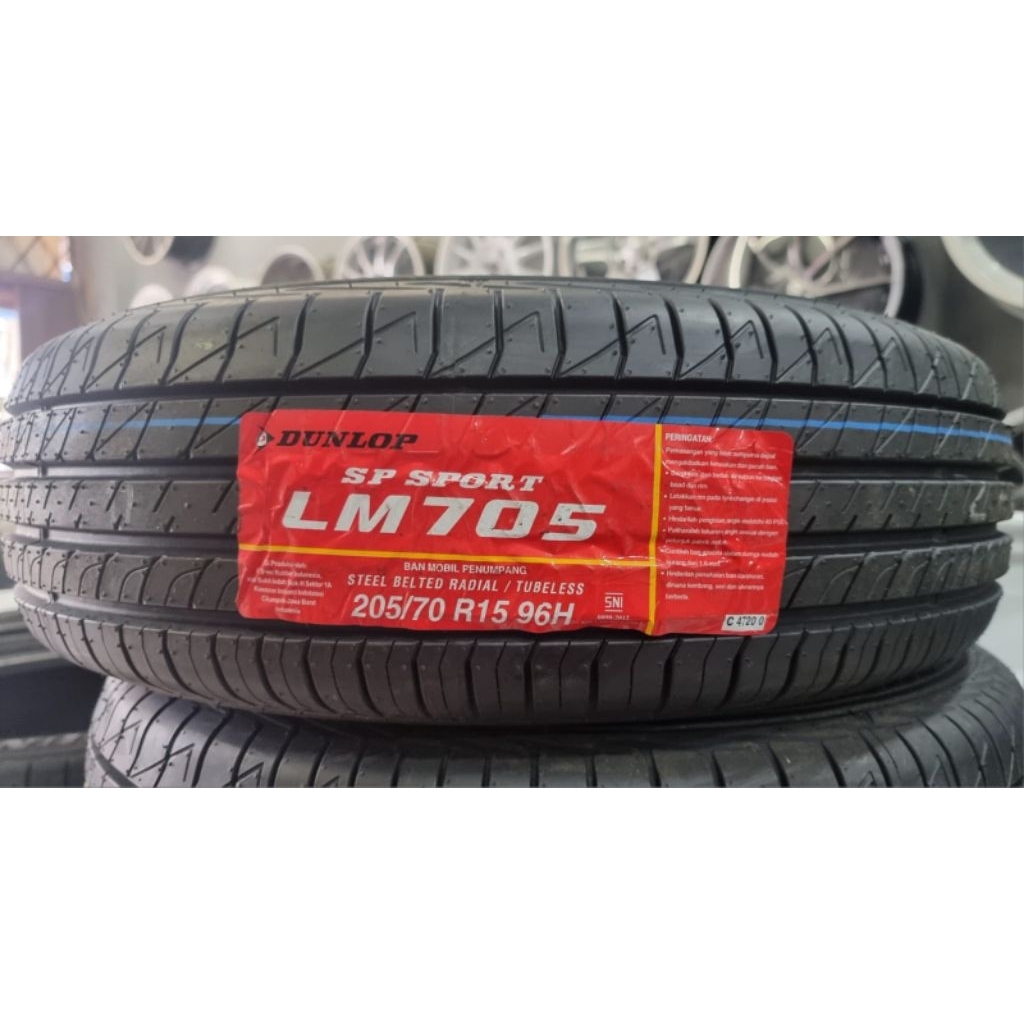 Ban baru Dunlop SP Sport LM705 205/70 R15 NIK 2025 Cocok Buat Mobil TOYOTA AVANZA.SUZUKI JIMNY.HYUND