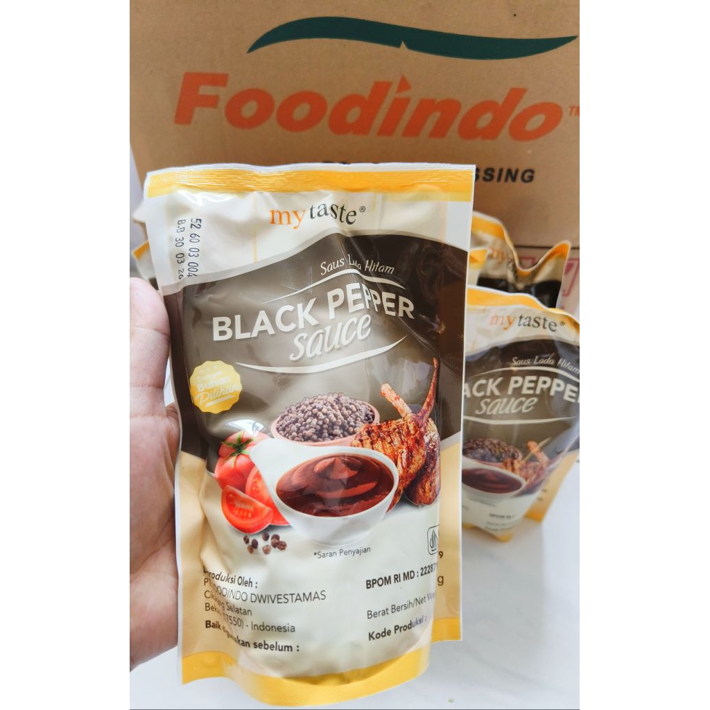 

Saus Blackpaper- My Taste - 500gr