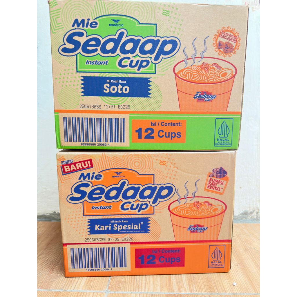 

1 dus SedaapMie Cup Kuah 81gr