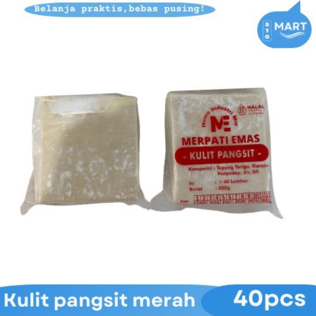 

kulit pangsit isi 40pcs merpati emas merah 500gr