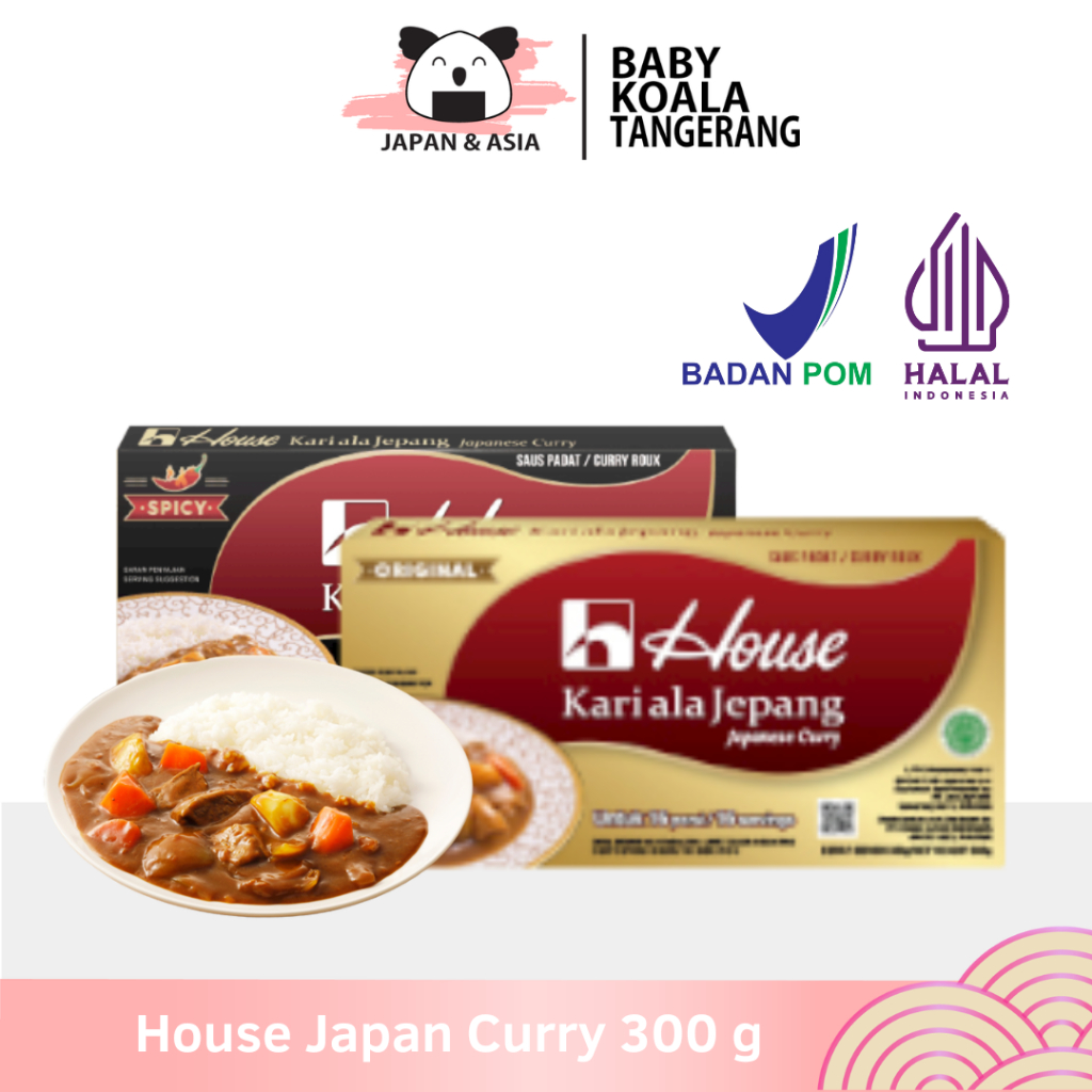 

HOUSE Japan Curry Kare Jepang 16 Porsi Halal │ Bumbu Kuah Kari Ramen Udon -BKT