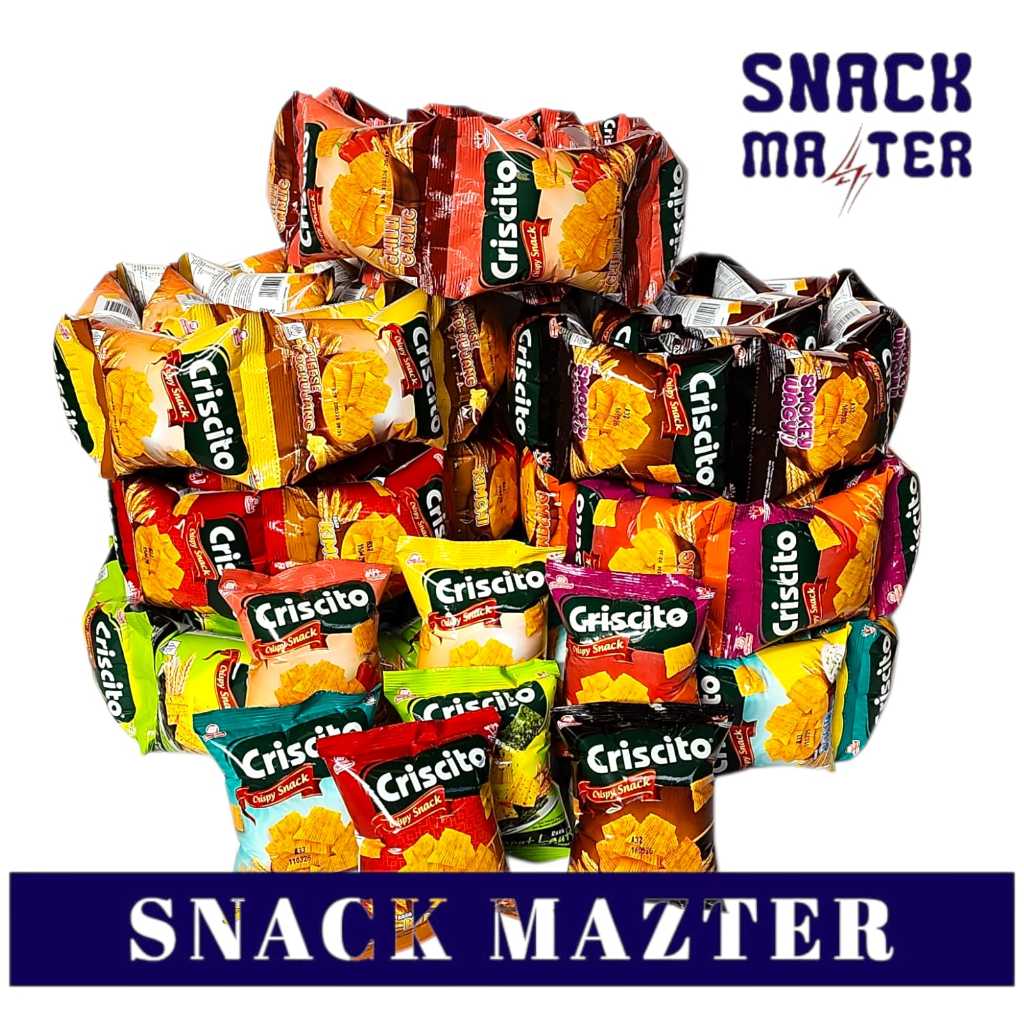 

Criscito Crispy Snack RENCENG - ISI 10 BKS x 12 GR