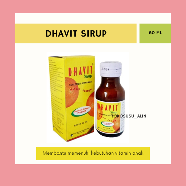 DHAVIT SIRUP 60 ML / SUPLEMEN KESEHATAN ANAK