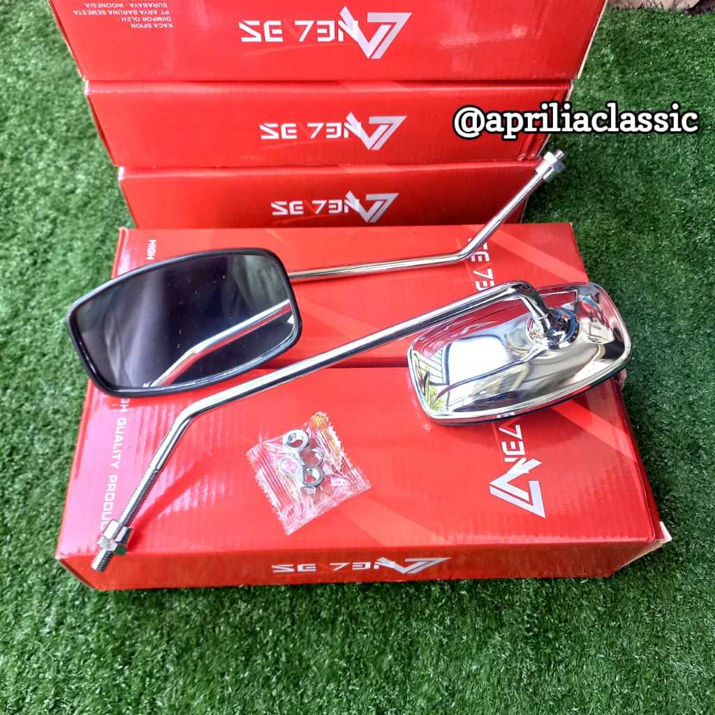 Spion Honda C70 Pispot Gagang Panjang Spion Sepeda Listrik Drat 12 Kaca Cembung Spion Classic Super 