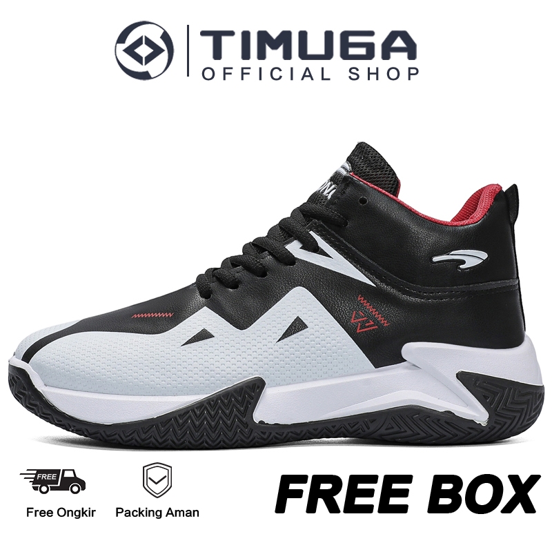 TIMUGA Sepatu Olahraga Basket Pria Sepatu Sneakers Pria Outdoor Sepatu Sport Bally Cowok MB113