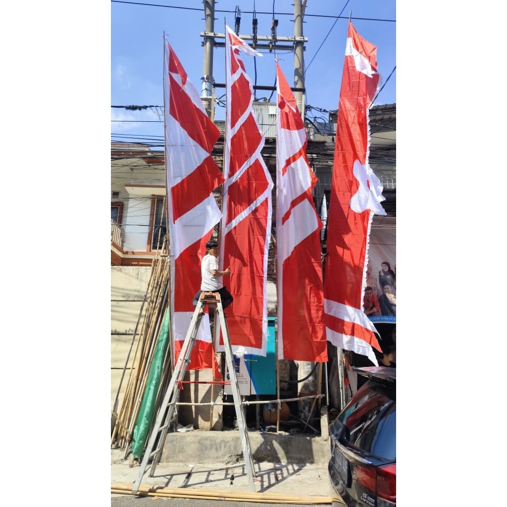 umbul-umbul 5 meter jumbo