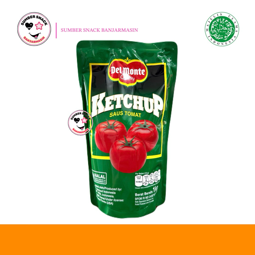 

Del Monte Ketchup Saus Tomat (1kg)