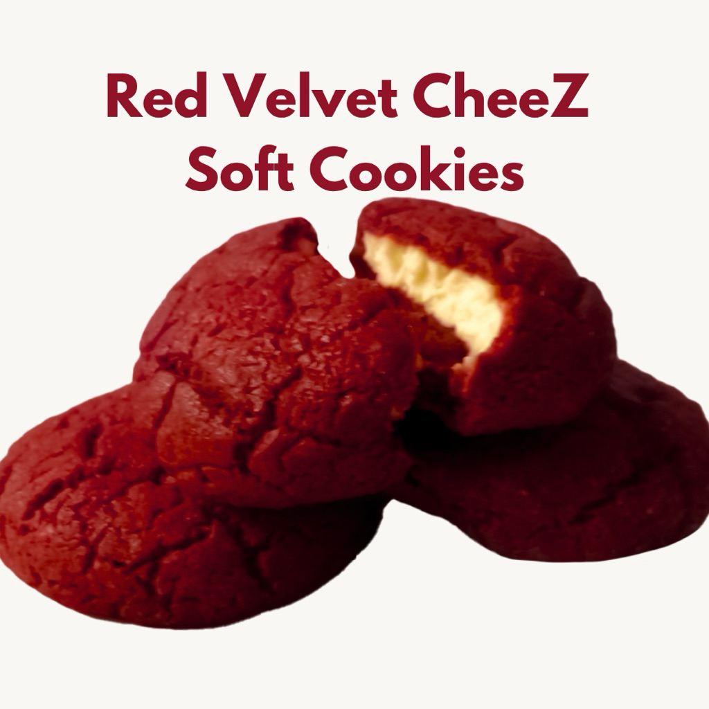 

Soft Cookies Red Velvet CheeZ Cheese by CHUNKEE BITES 100% Homemade