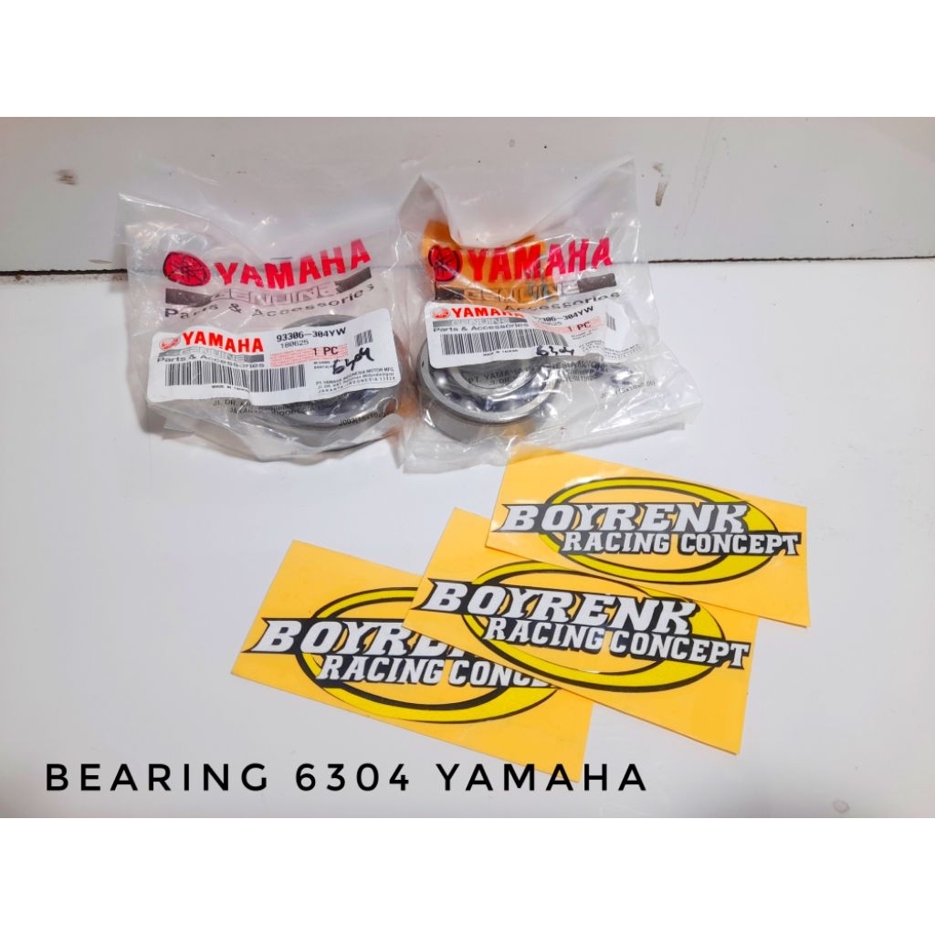 Bearing LAHER LAKER Kruk As 6304 Jupiter Z Vega R New RX King F1zr ORIGINAL YAMAHA - BOYRENK MADURA