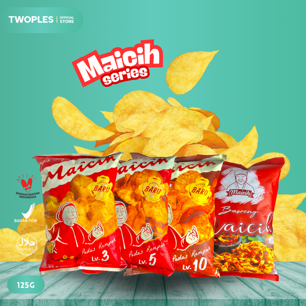 

Maicih Keripik Singkong Pedas Level Snack Viral Pedas Gurih