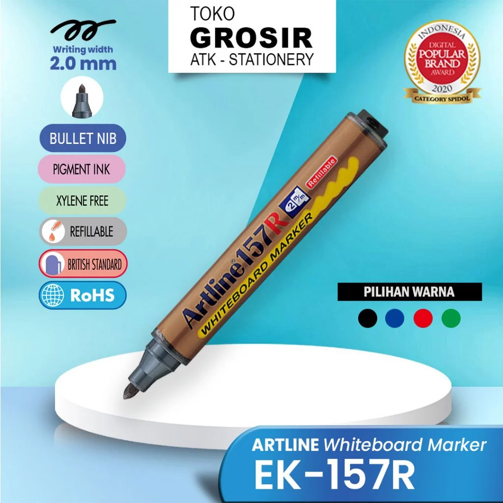 

Spidol Whiteboard Marker Artline EK-157R 2