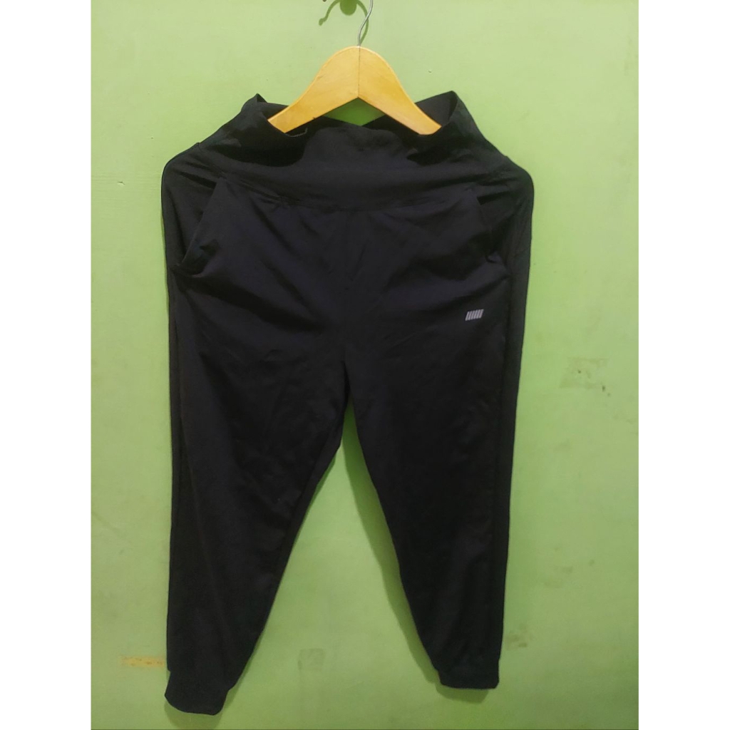 Celana panjang long pants women STL Gym sport jogging running yoga preloved High Waist HW