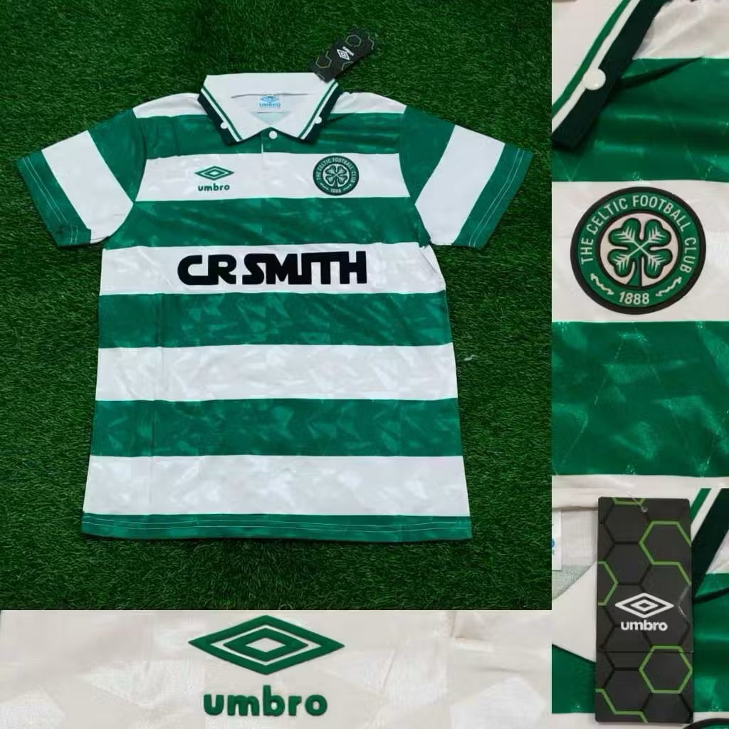 Jersey Retro Celtic FC Home 1991/1992 – Umbro  Look