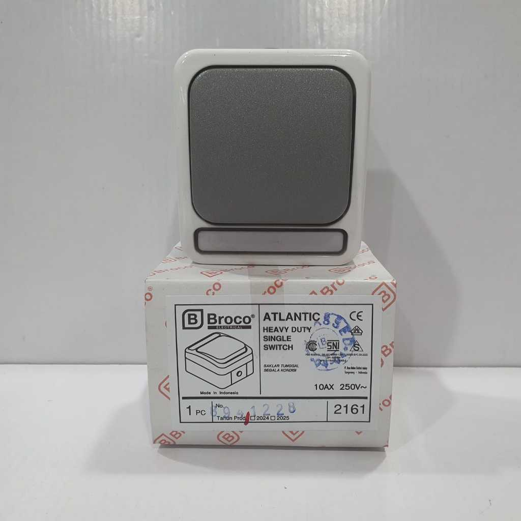 Broco Saklar Lampu Tunggal Outdoor Waterproof