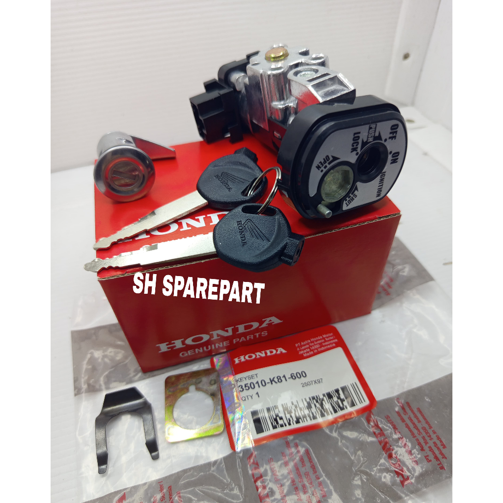 Kunci Kontak Set Beat Fi Esp 2017-2019/Beat Pop 2019 Original Kode K81