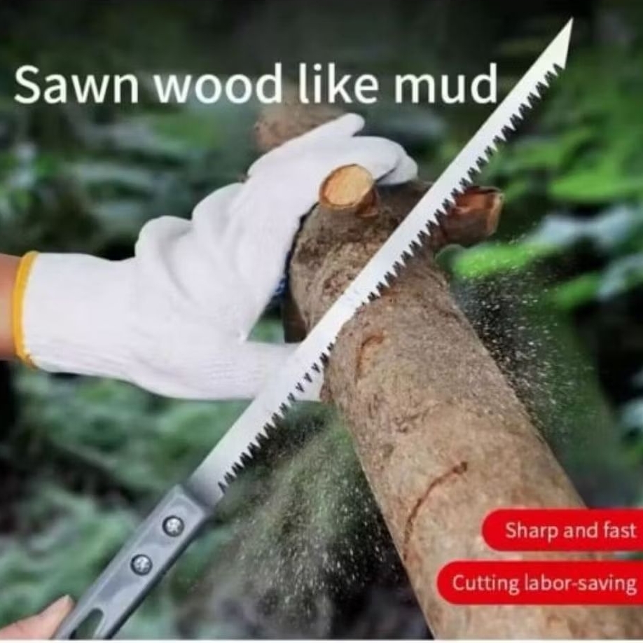 Gergaji tangan / Gergaji Mini Sederhana SK-5 Gergaji Kayu Gagang Tajam Manual.