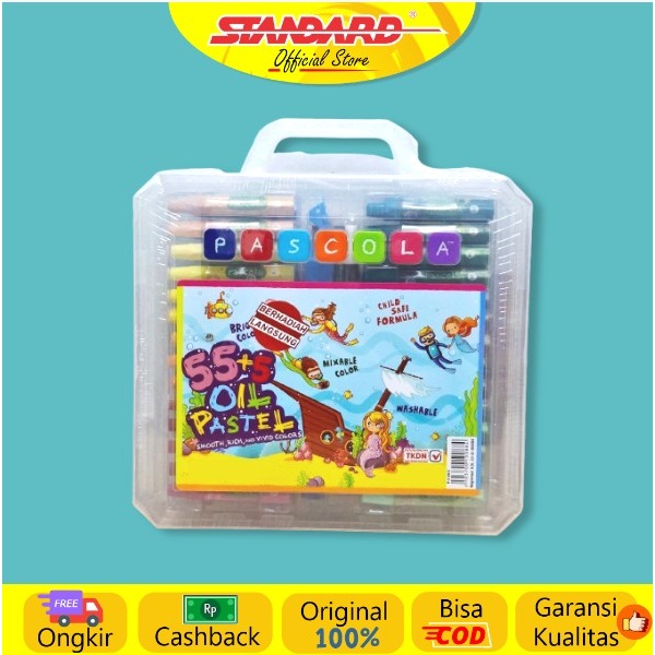 

Standard - Pascola Oil Pastel 60 / Set ( Crayon / Pewarna / Coloring )