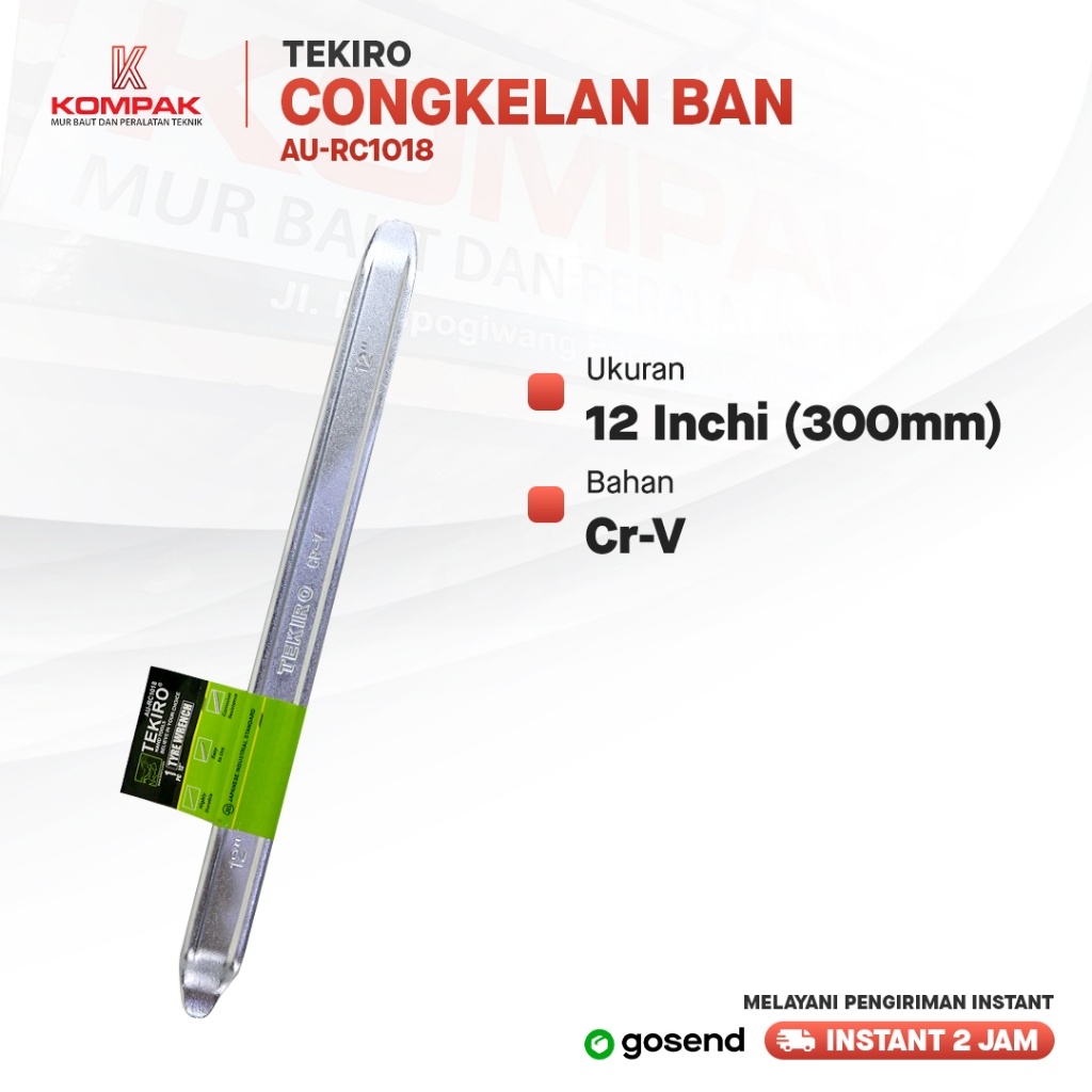 ASLI TEKIRO Alat Congkelan Ban 12" Cukit Ban Mobil Motor Roda HARGA SATUAN MURAH Jugil Ban