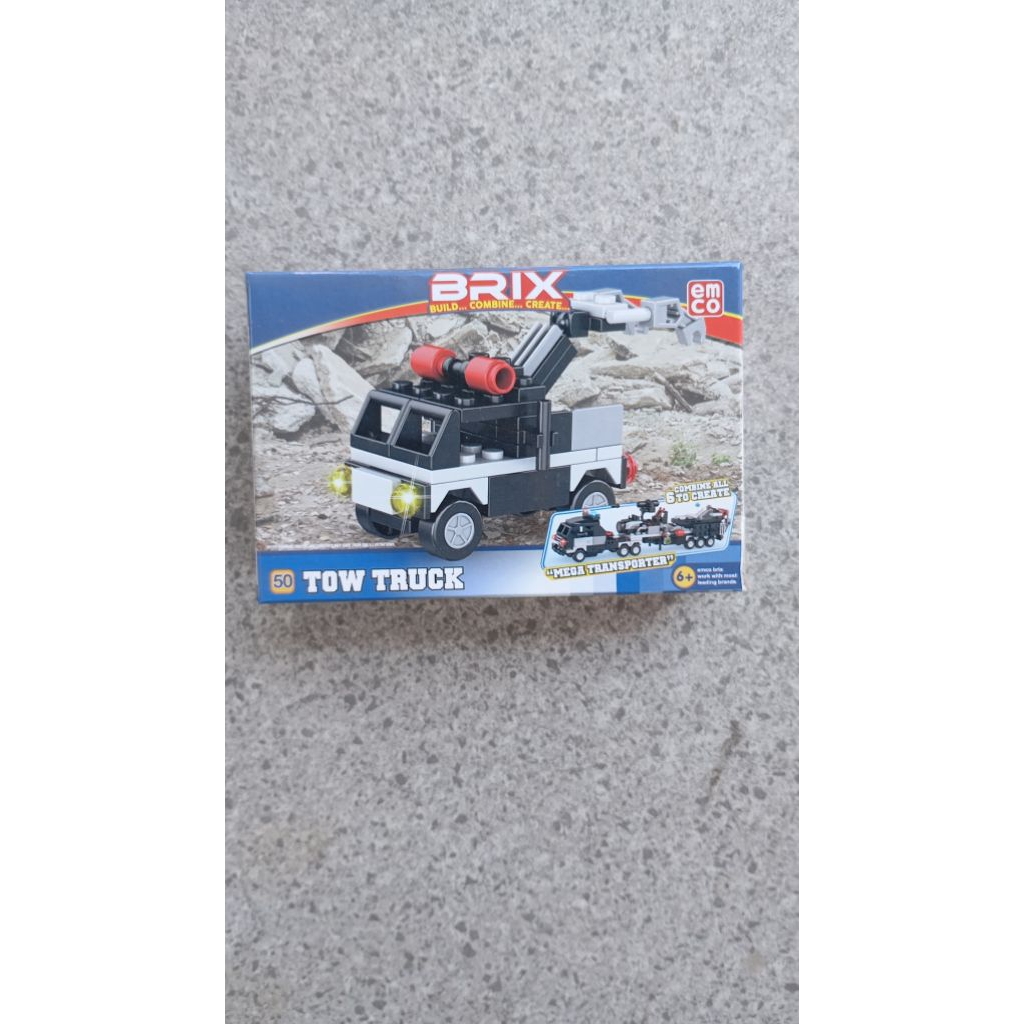 Mainan Bricks Building Block Emco series 12 TOW TRUCK Asst Mainan Lego Anak