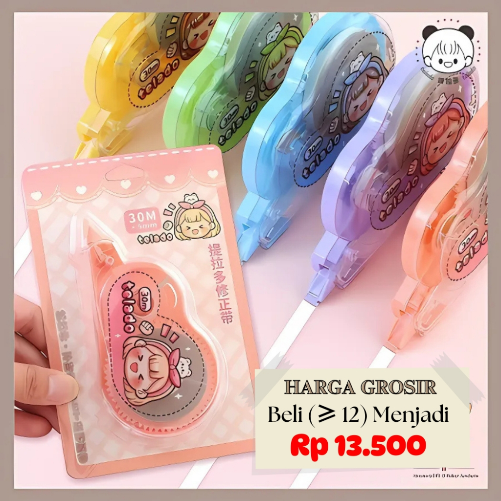 

Tipe Ex Correction Tape Alat Tulis Sekolah Tipe X Roll Kertas Untuk Menghapus Tulisan TLD127