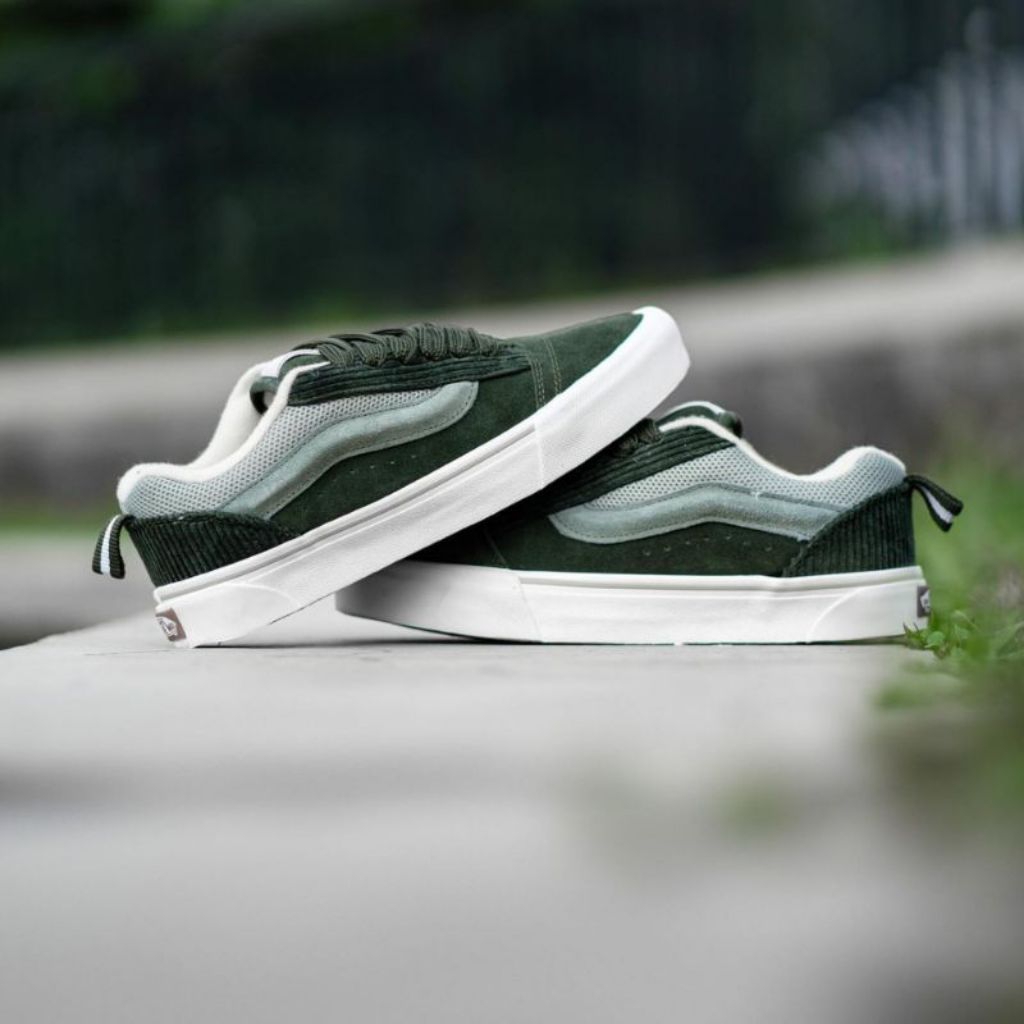 VANS KNU SKOOL OLIVE GREEN ORIGINAL 100%