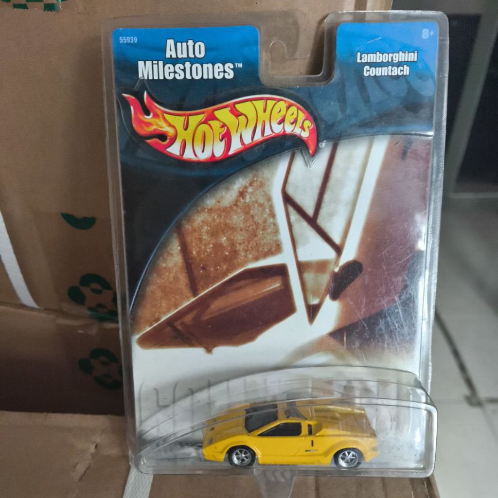Hot Wheels Lamborghini Countach Auto Milestones Kuning Yellow